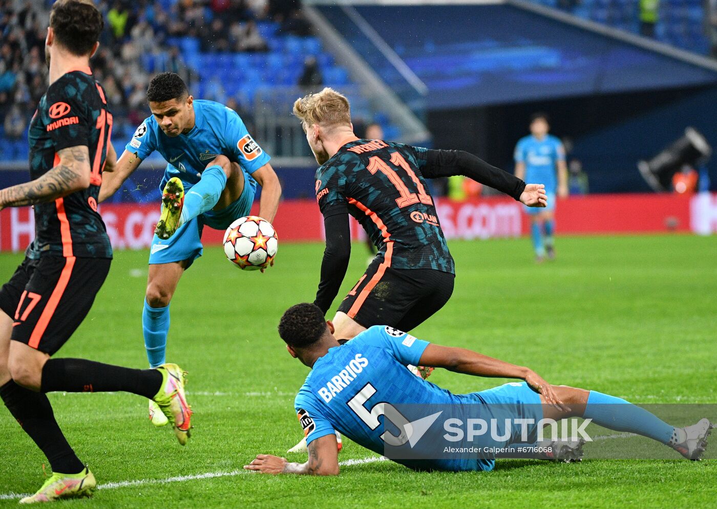 Russia Soccer Champions League Zenit - Chelsea