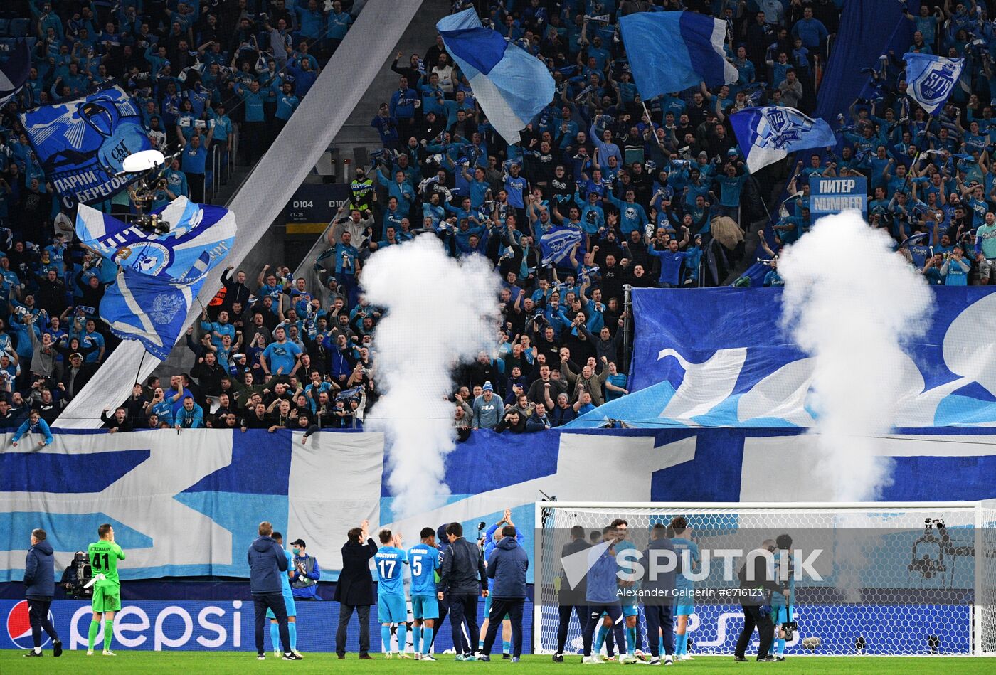 Russia Soccer Champions League Zenit - Chelsea