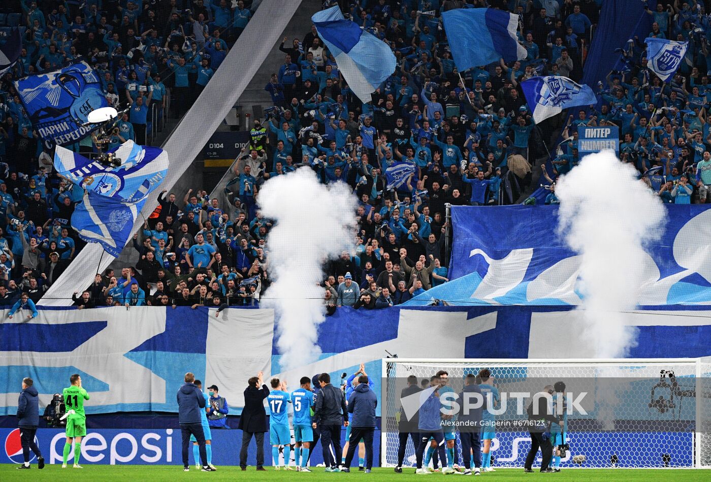 Russia Soccer Champions League Zenit - Chelsea