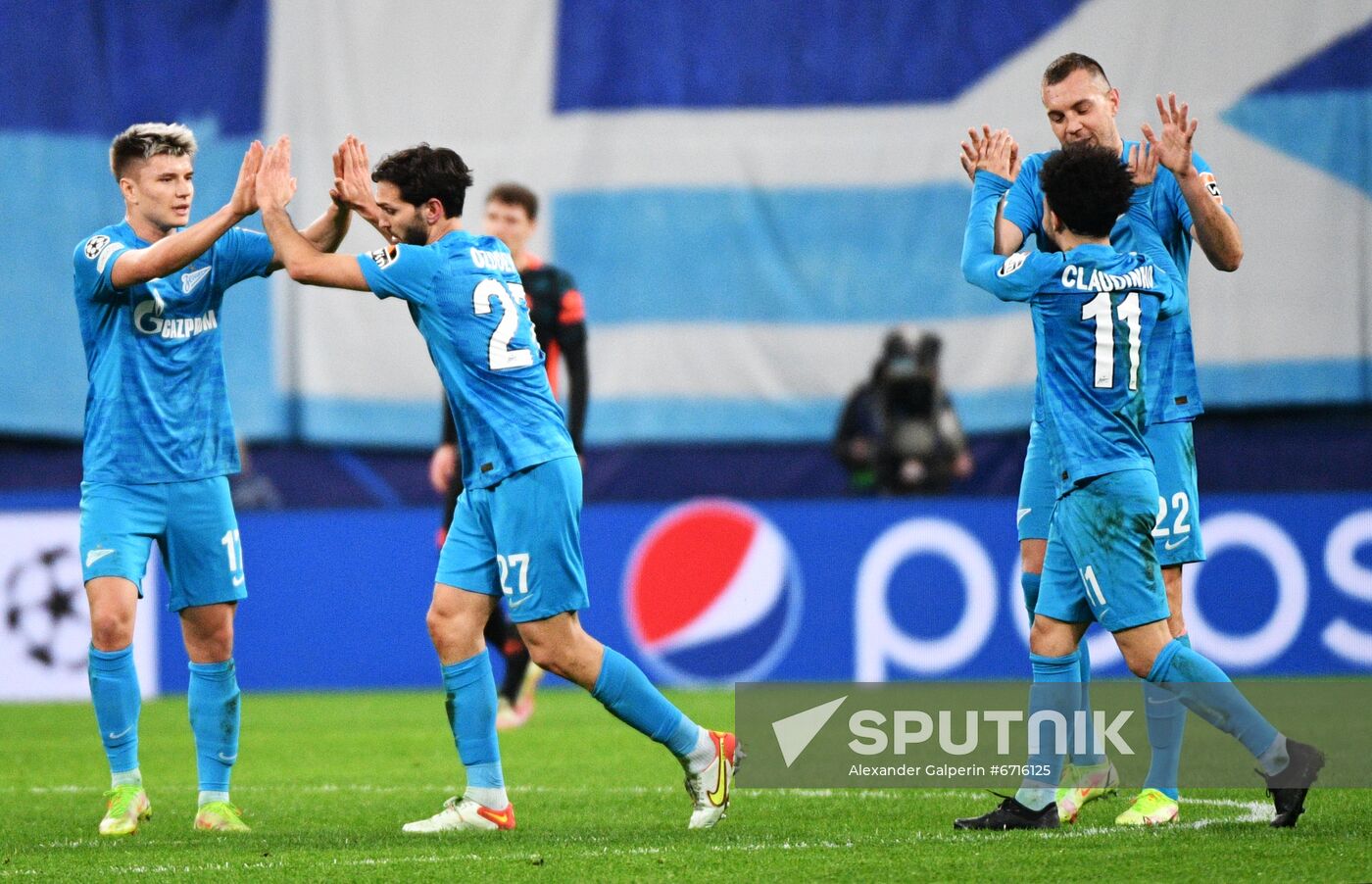 Russia Soccer Champions League Zenit - Chelsea