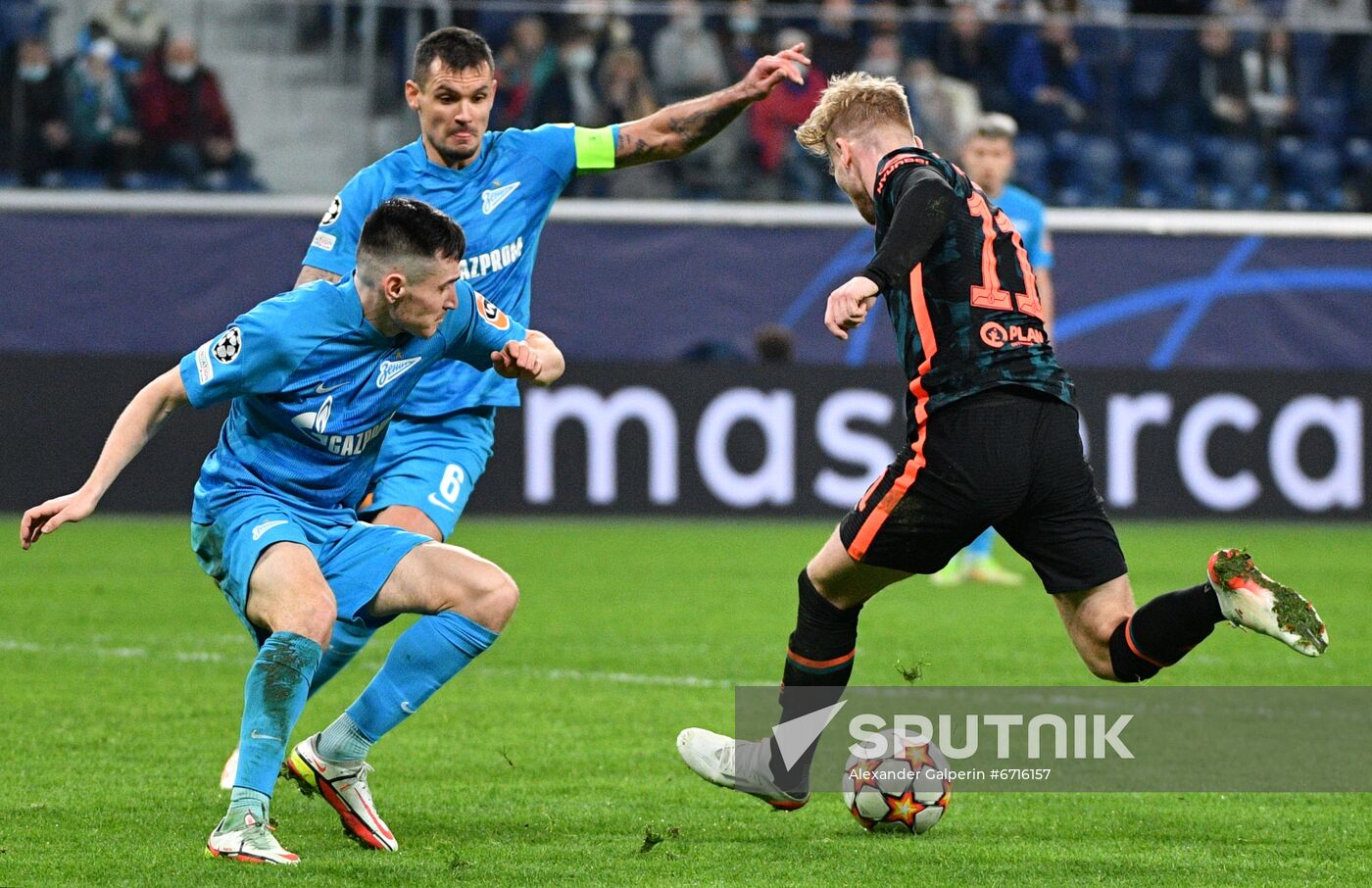 Russia Soccer Champions League Zenit - Chelsea