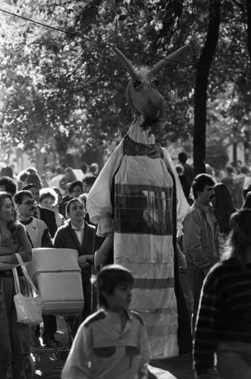 Bulgakov festival on Patriarch's Ponds
