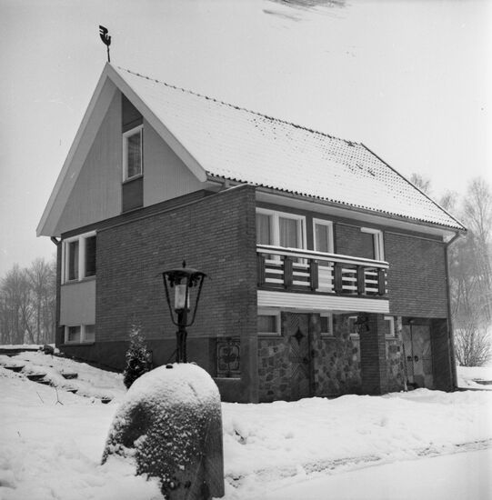 Prefab village home, designed by Lithuanian architects