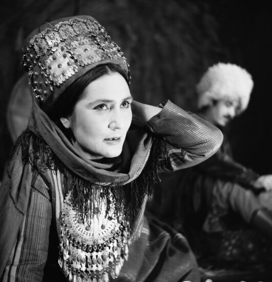 Turkmen actress Maya Aimedova