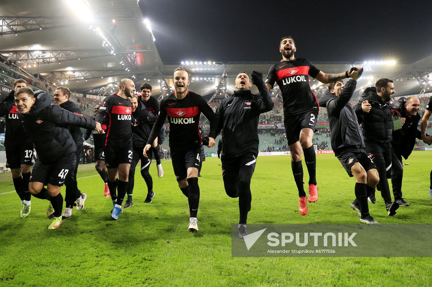 Poland Soccer Europa League Legia - Spartak