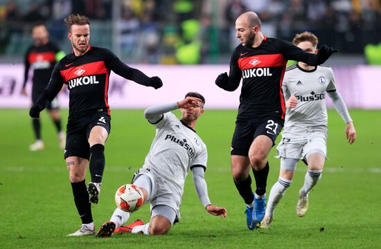 Poland Soccer Europa League Legia - Spartak