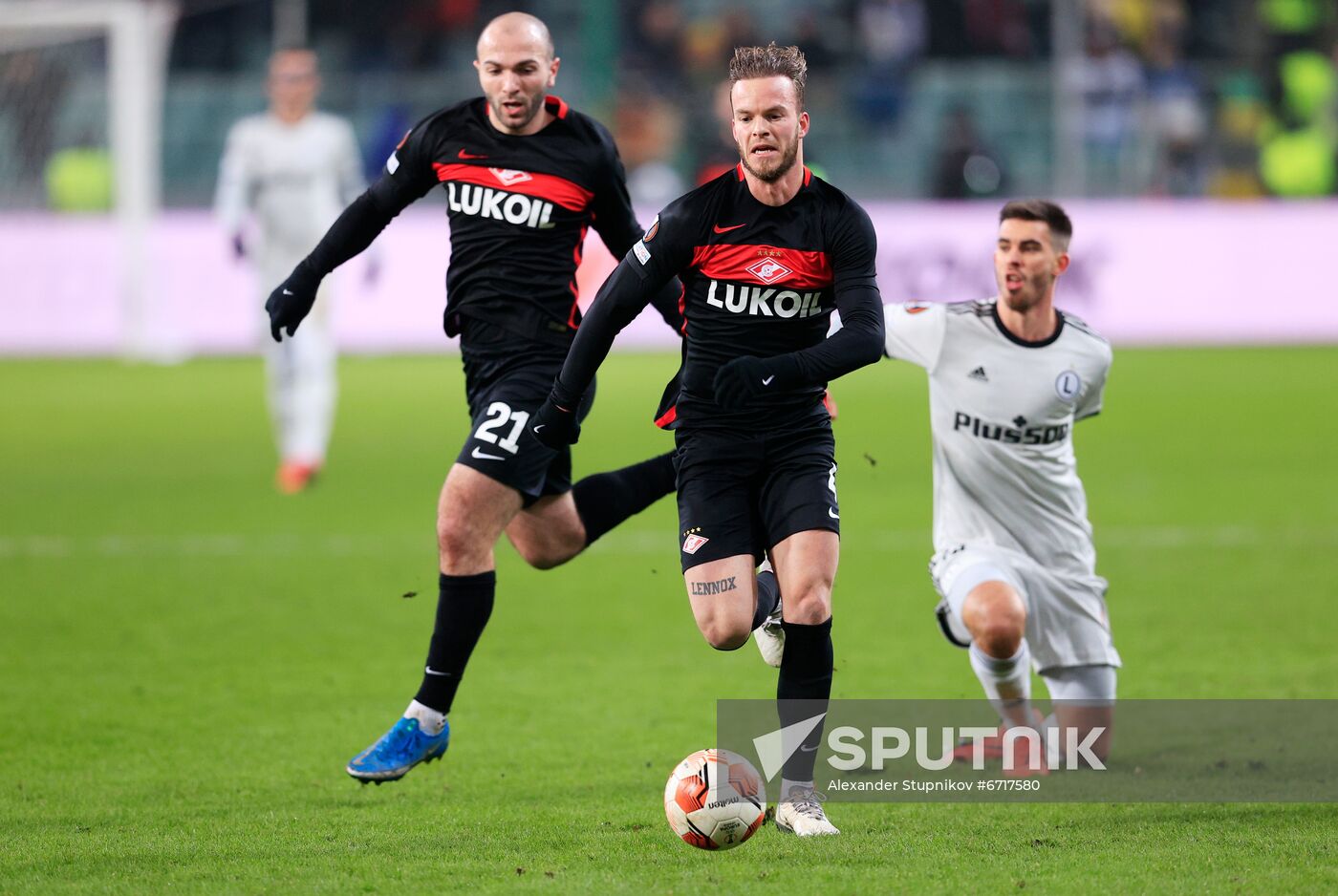 Poland Soccer Europa League Legia - Spartak