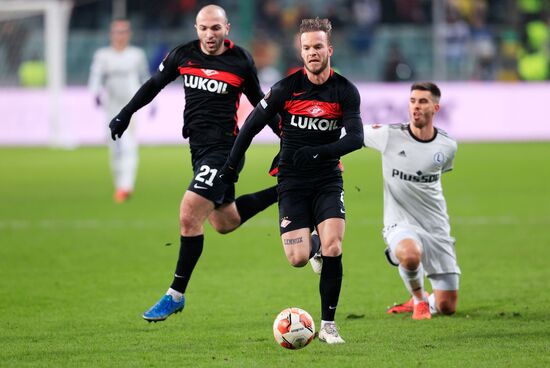 Poland Soccer Europa League Legia - Spartak