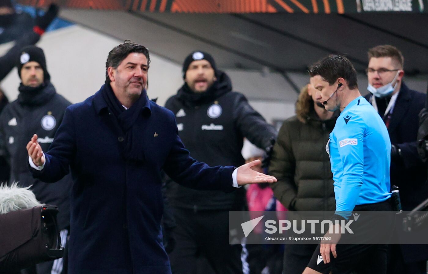 Poland Soccer Europa League Legia - Spartak