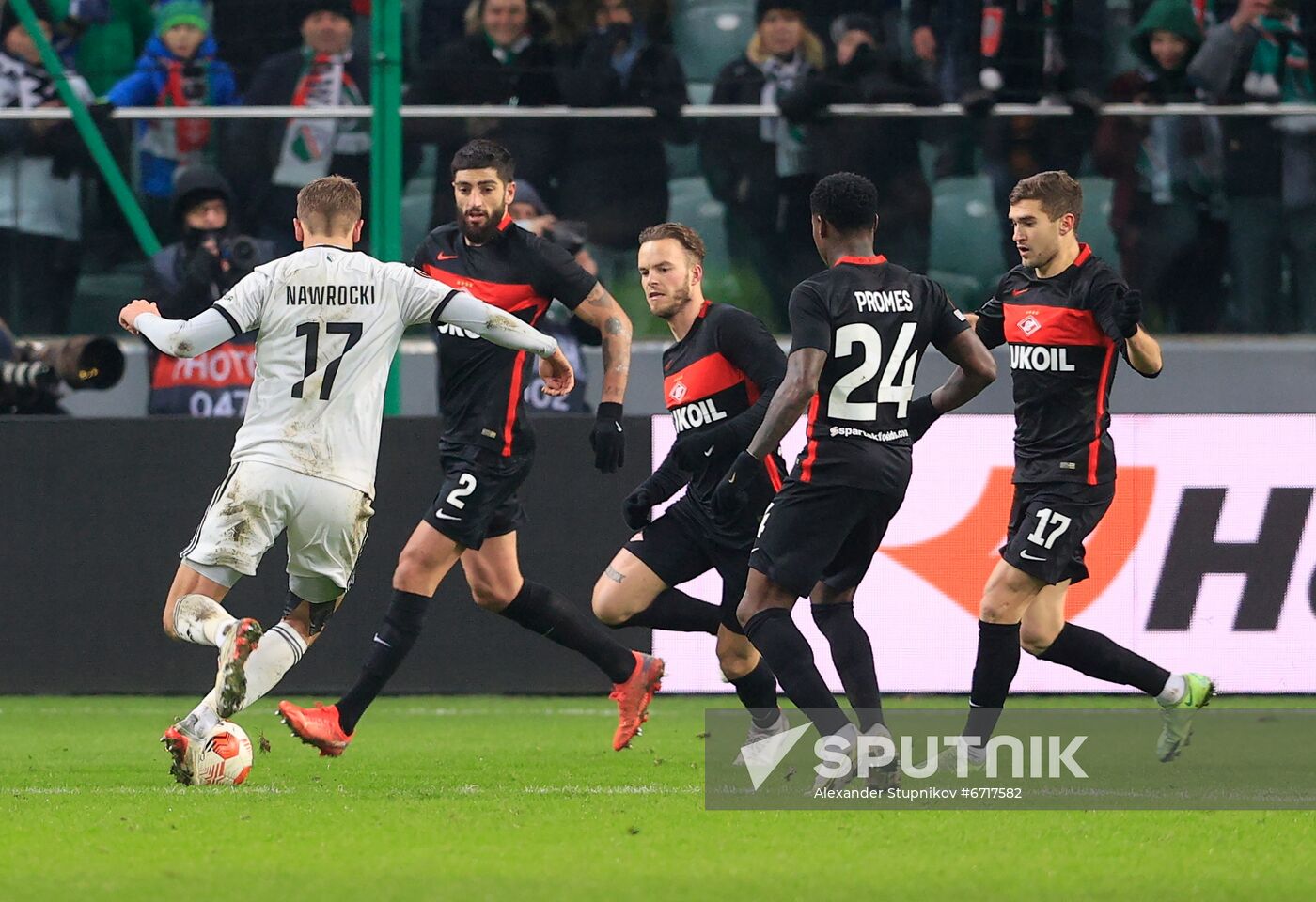 Poland Soccer Europa League Legia - Spartak