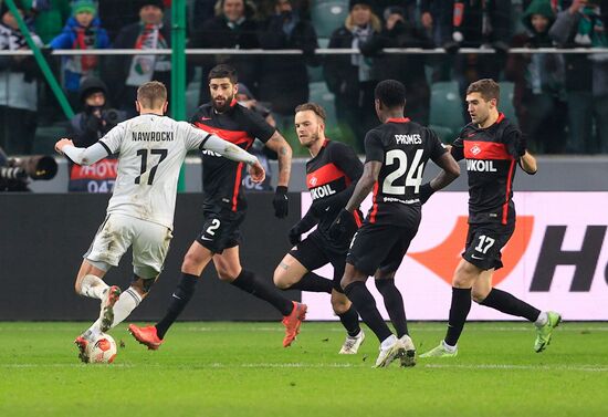 Poland Soccer Europa League Legia - Spartak