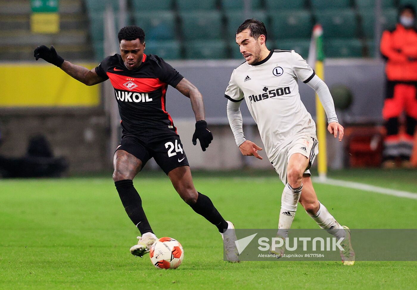 Poland Soccer Europa League Legia - Spartak