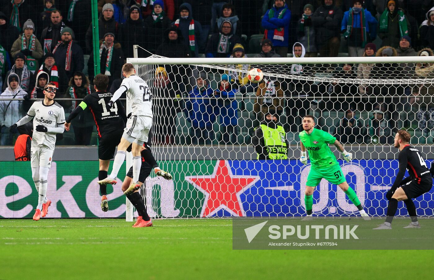 Poland Soccer Europa League Legia - Spartak