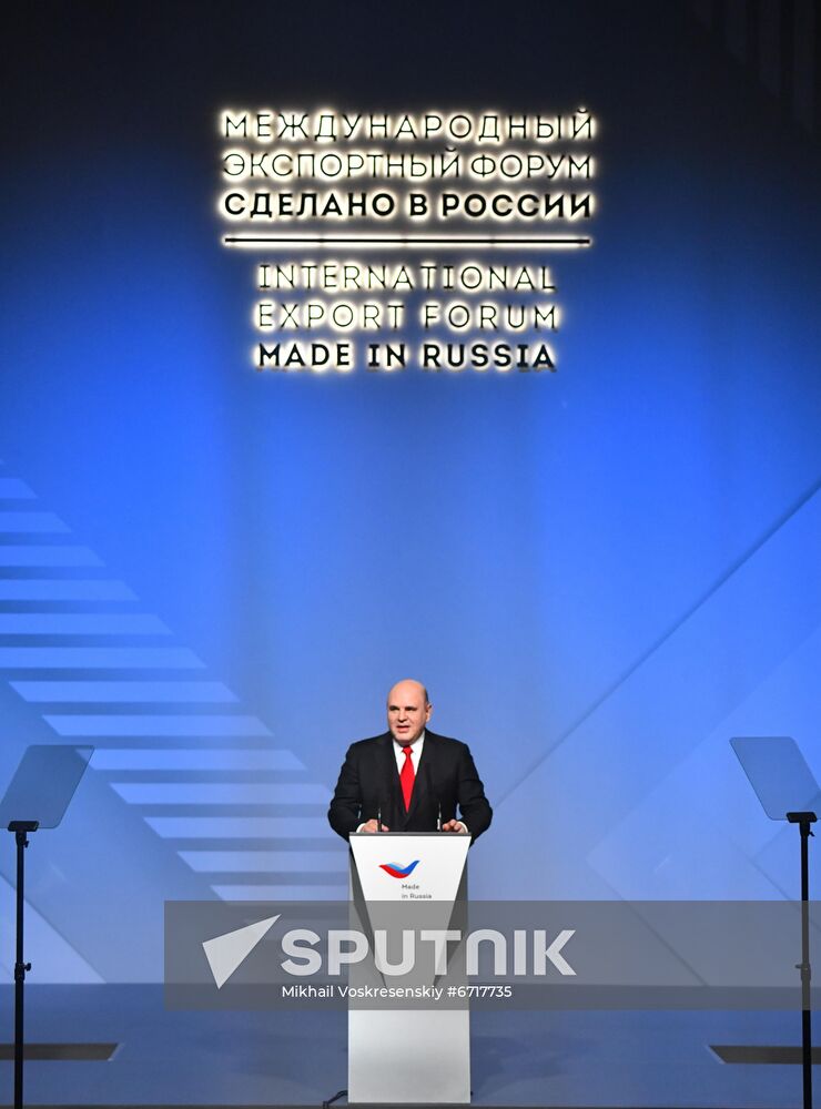 Russia Mishustin International Export Forum