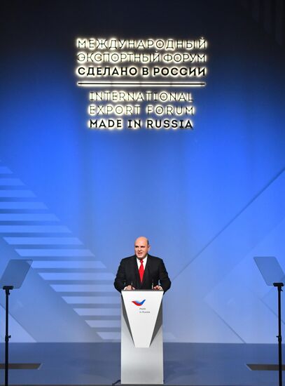 Russia Mishustin International Export Forum