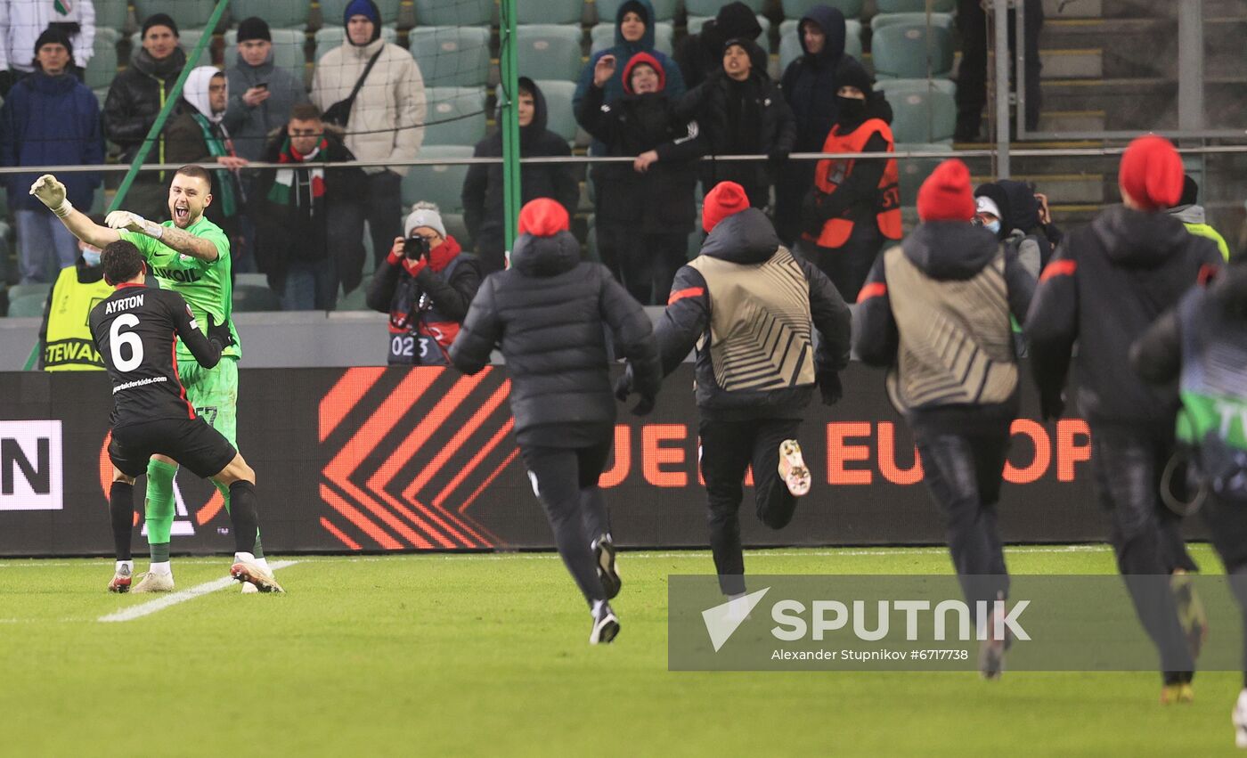 Poland Soccer Europa League Legia - Spartak