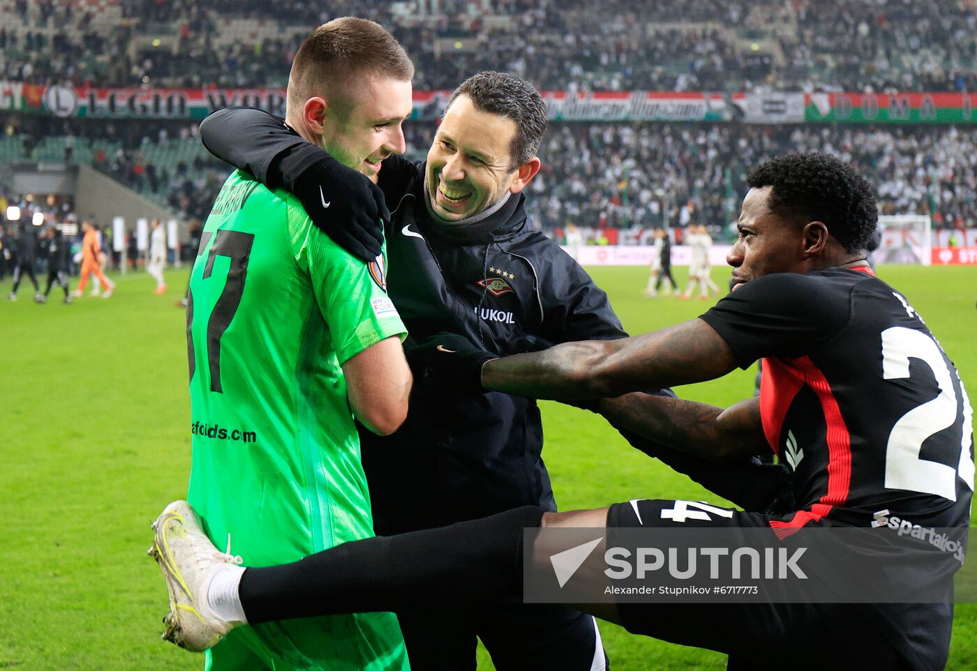 Poland Soccer Europa League Legia - Spartak