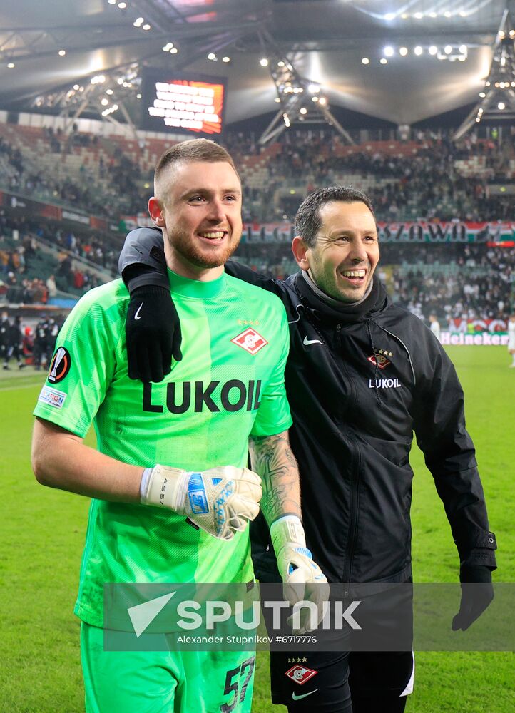 Poland Soccer Europa League Legia - Spartak