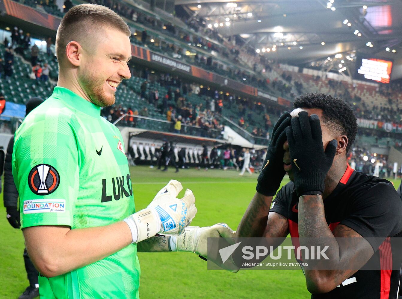 Poland Soccer Europa League Legia - Spartak