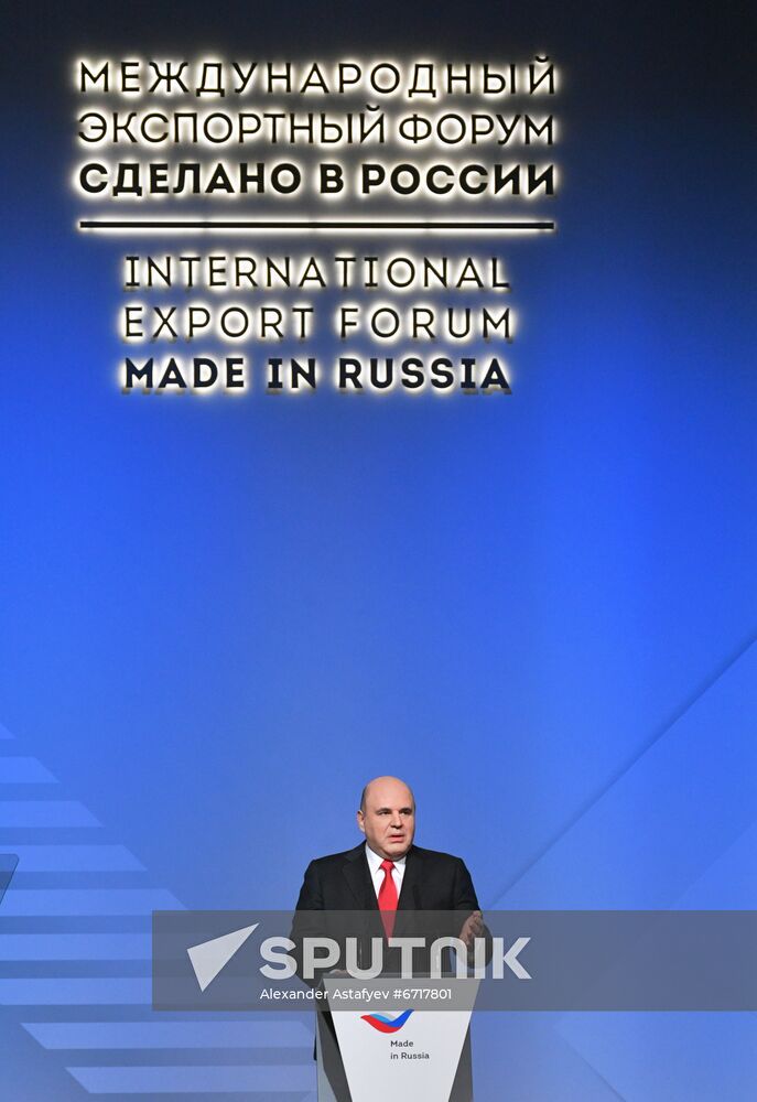 Russia Mishustin International Export Forum