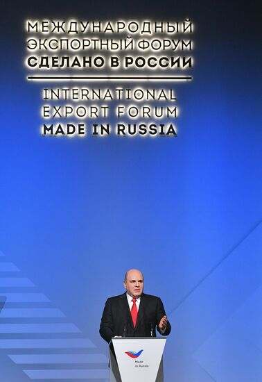 Russia Mishustin International Export Forum