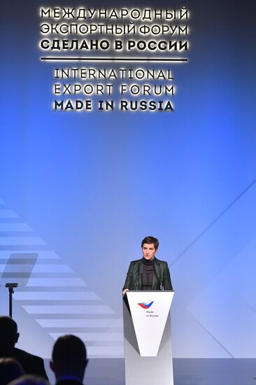 Russia Mishustin International Export Forum