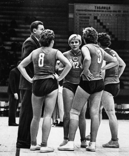 Soviet basketball player Nina Yeryomina