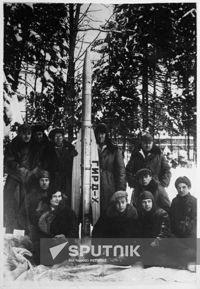 GIRD-H rocket designed by Friedrich Zander