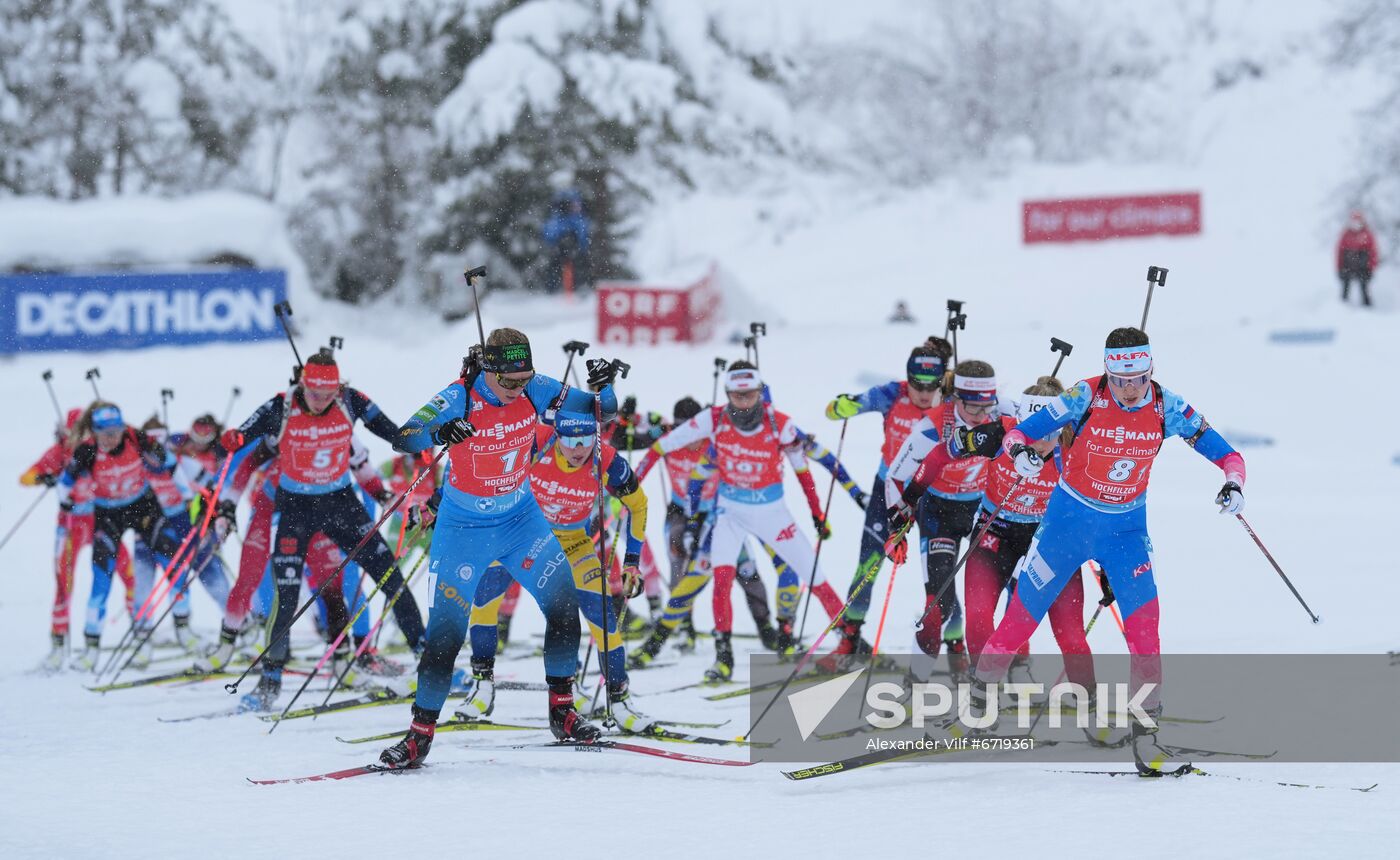 Austria Biathlon World Cup Women
