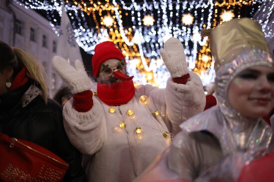 Russia New Year Festive Season Preparations