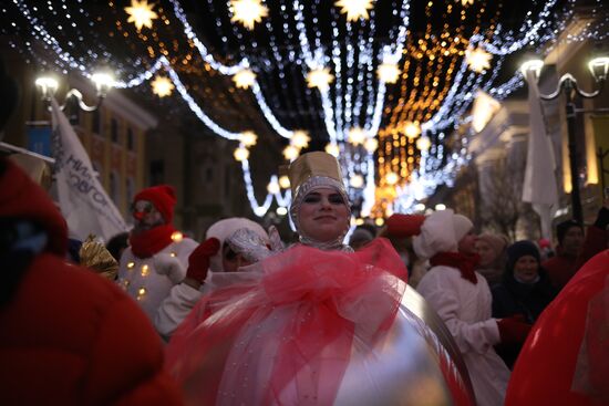 Russia New Year Festive Season Preparations