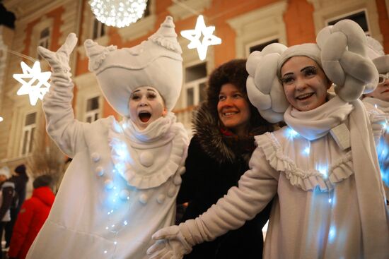 Russia New Year Festive Season Preparations