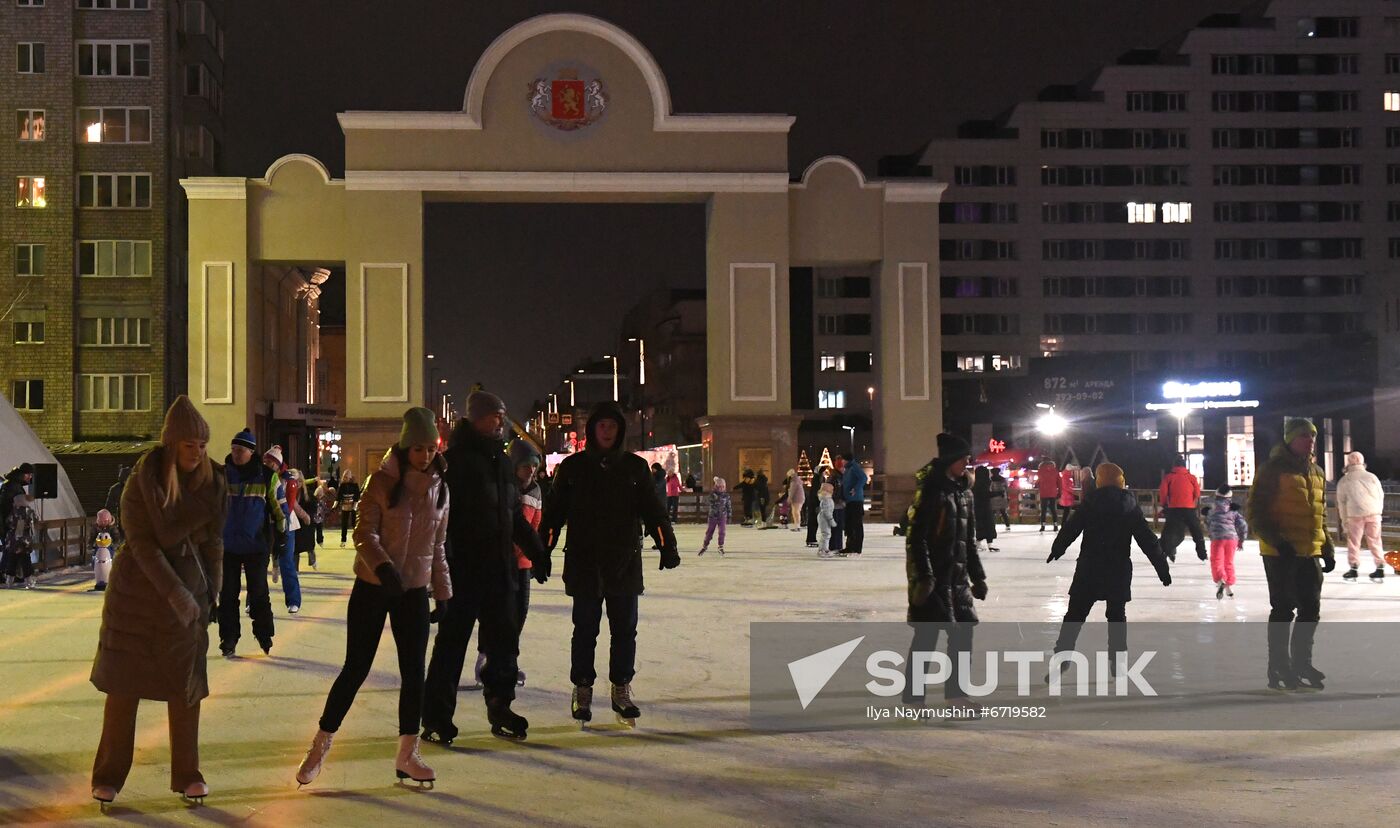 Russia New Year Festive Season Preparations