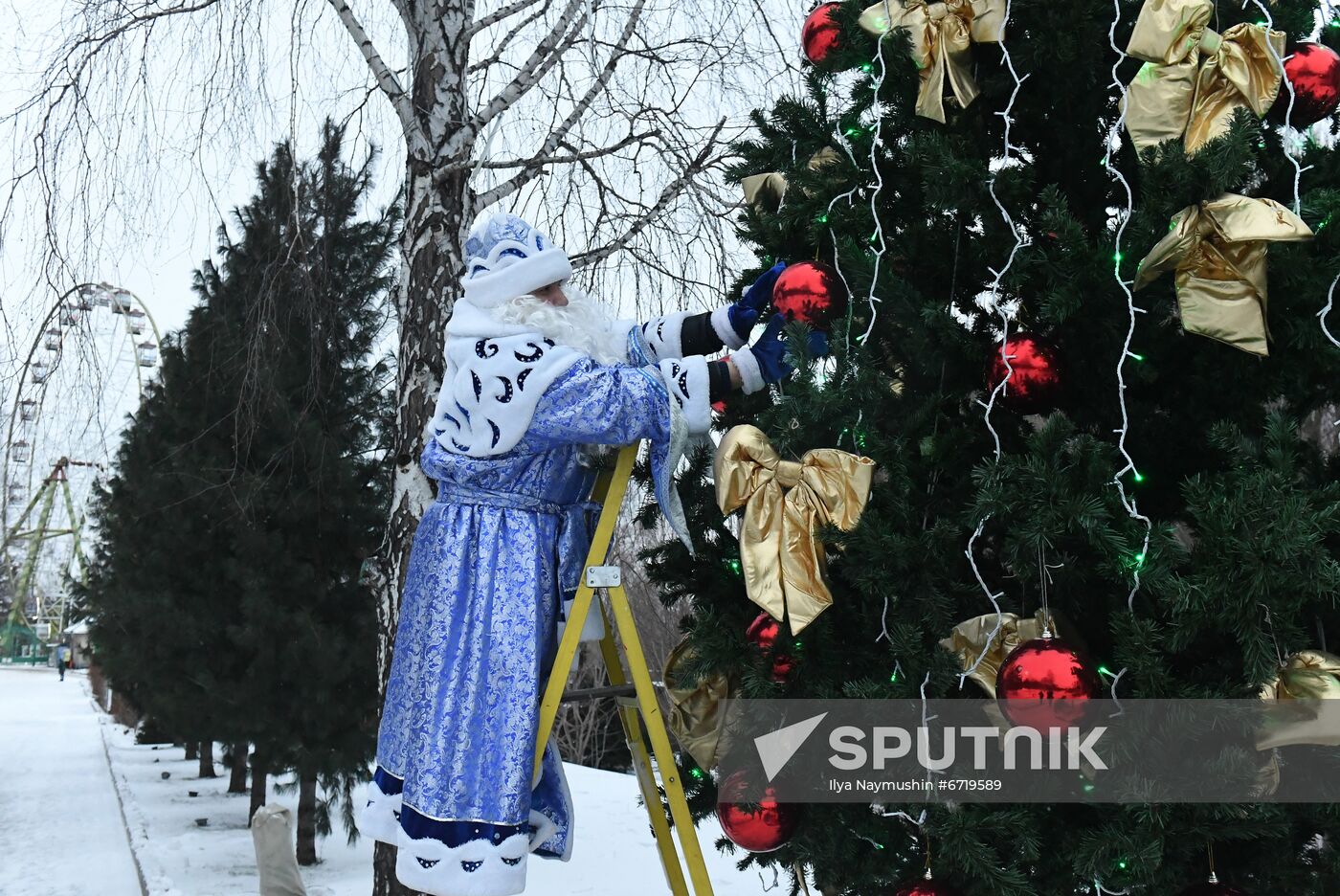 Russia New Year Festive Season Preparations