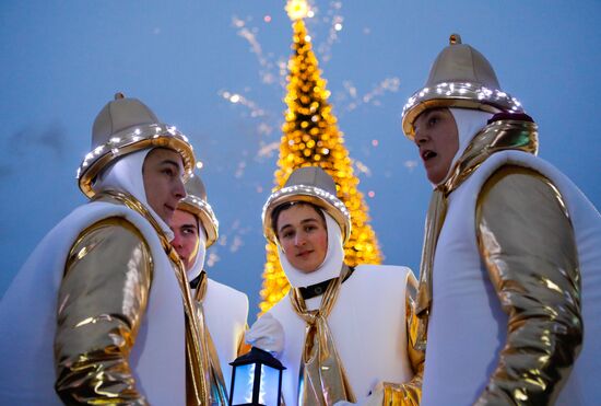 Russia New Year Festive Season Preparations 
