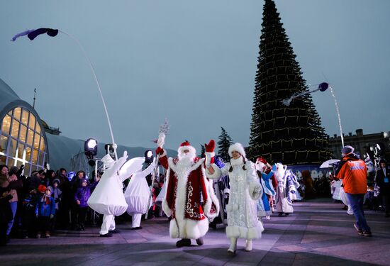 Russia New Year Festive Season Preparations 
