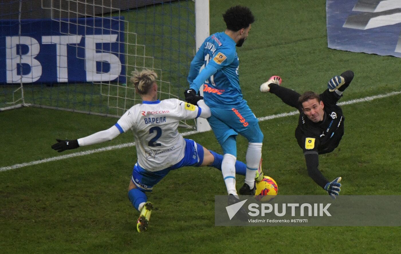 Russia Soccer Premier-League Dynamo - Zenit