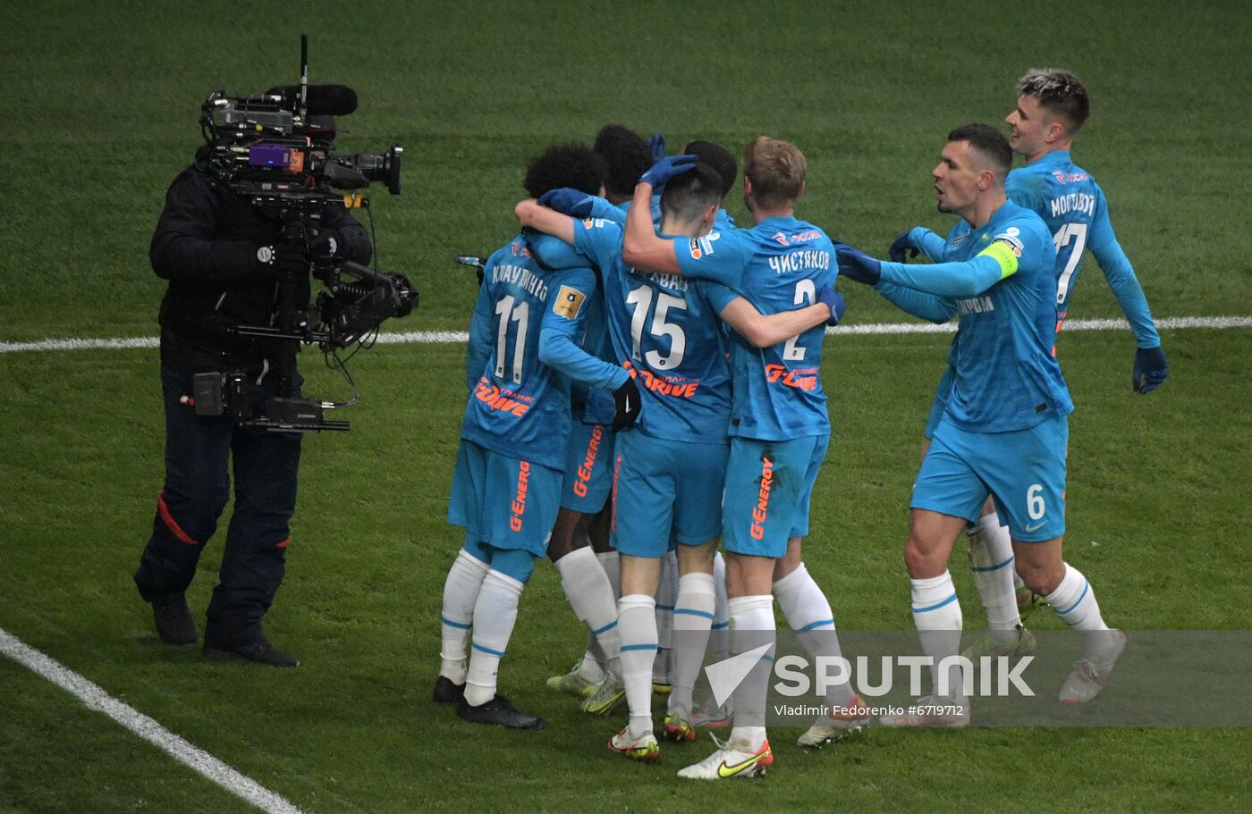 Russia Soccer Premier-League Dynamo - Zenit