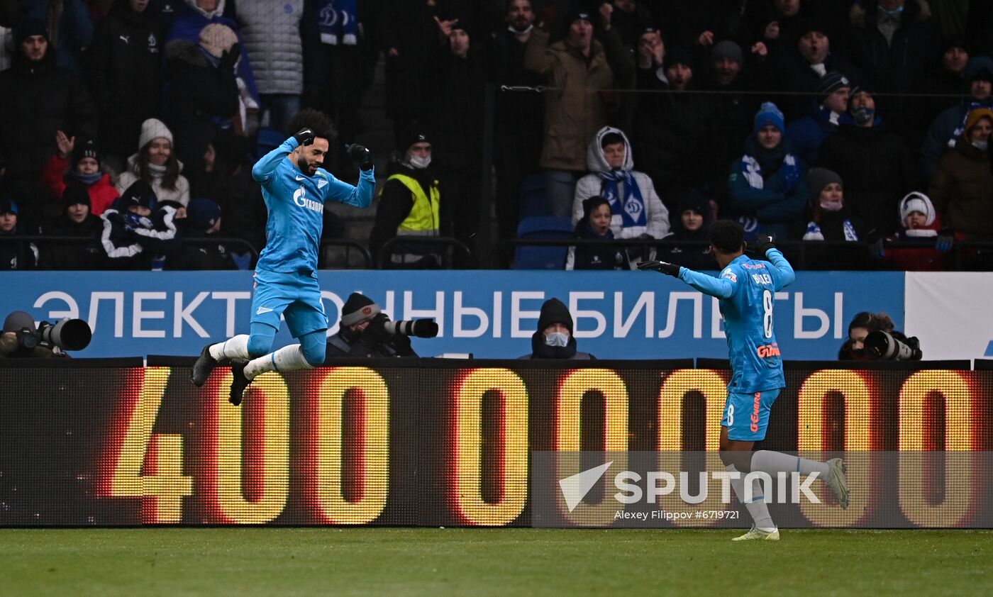 Russia Soccer Premier-League Dynamo - Zenit