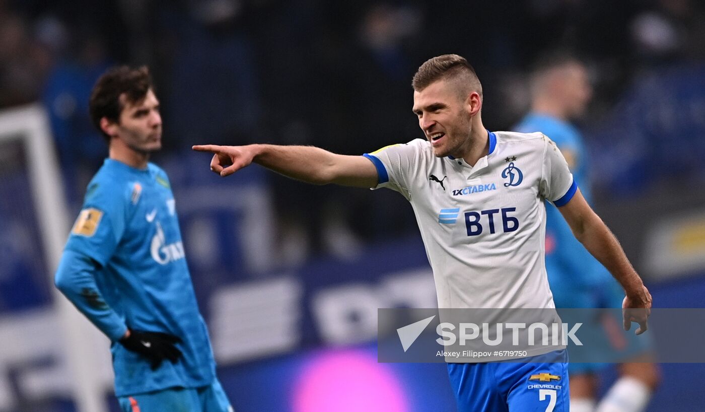 Russia Soccer Premier-League Dynamo - Zenit