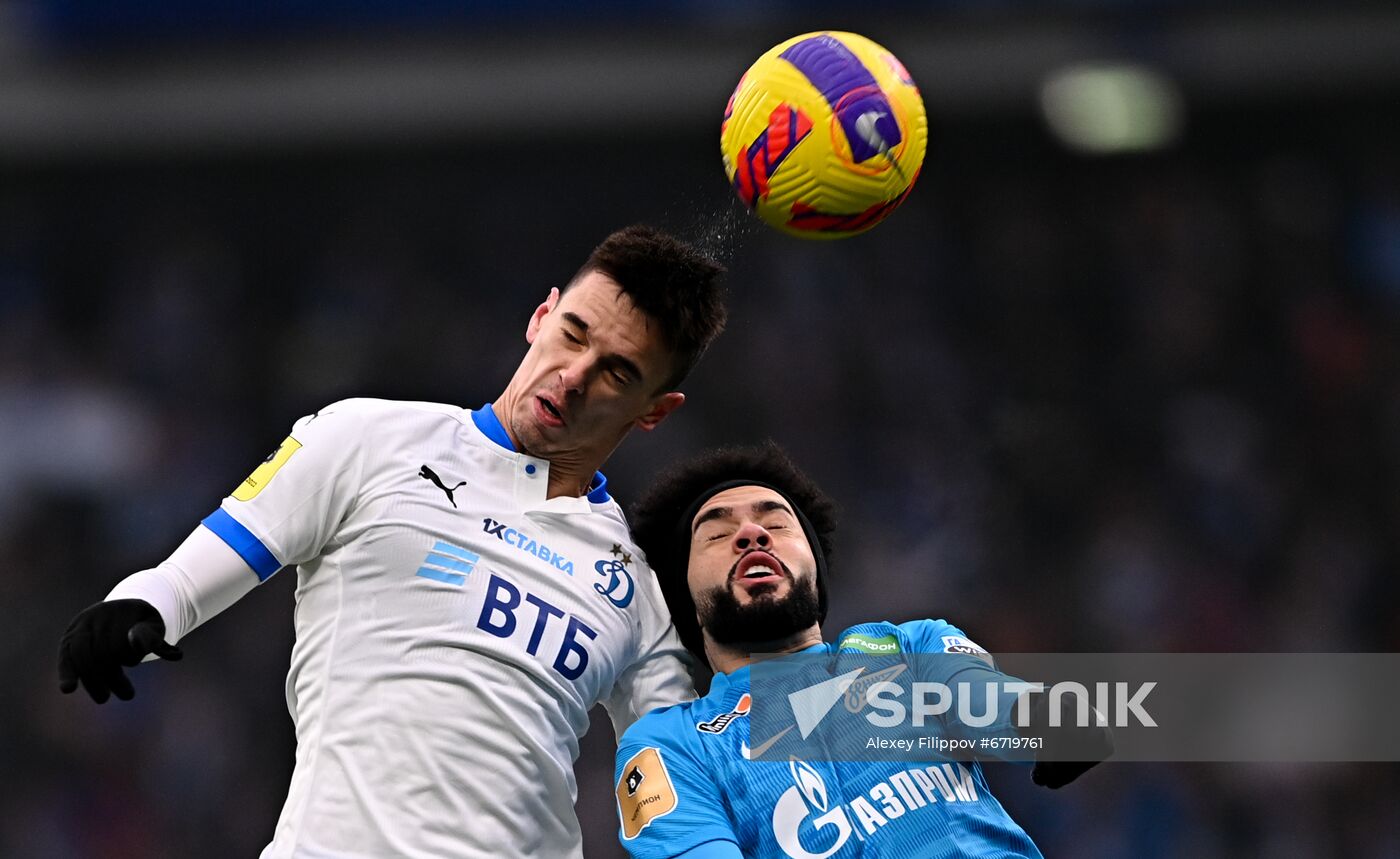 Russia Soccer Premier-League Dynamo - Zenit