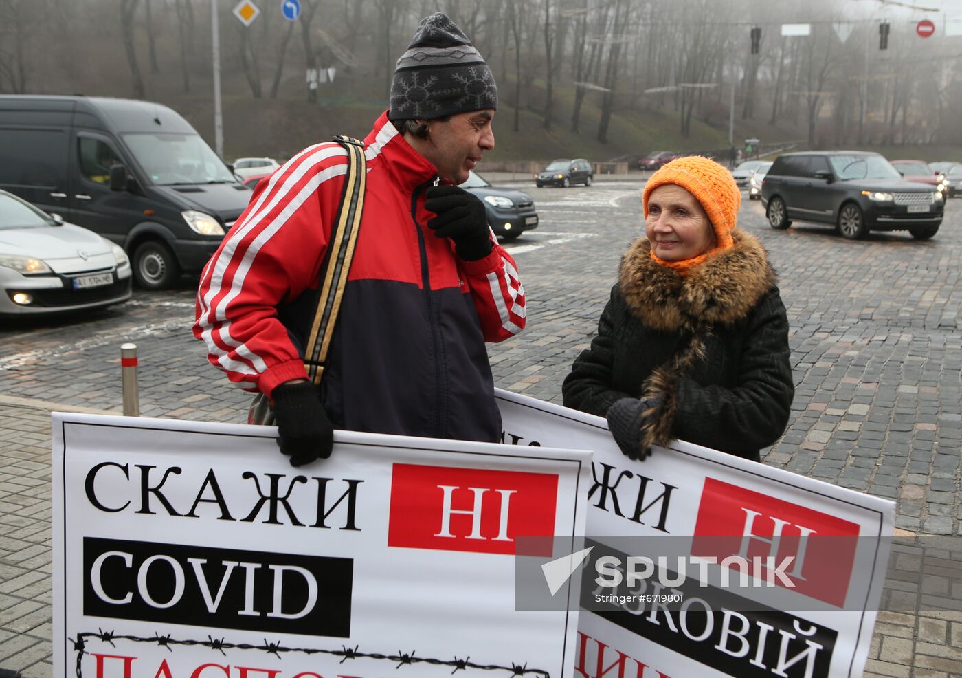 Ukraine Coronavirus Restrictions Protest