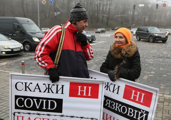 Ukraine Coronavirus Restrictions Protest