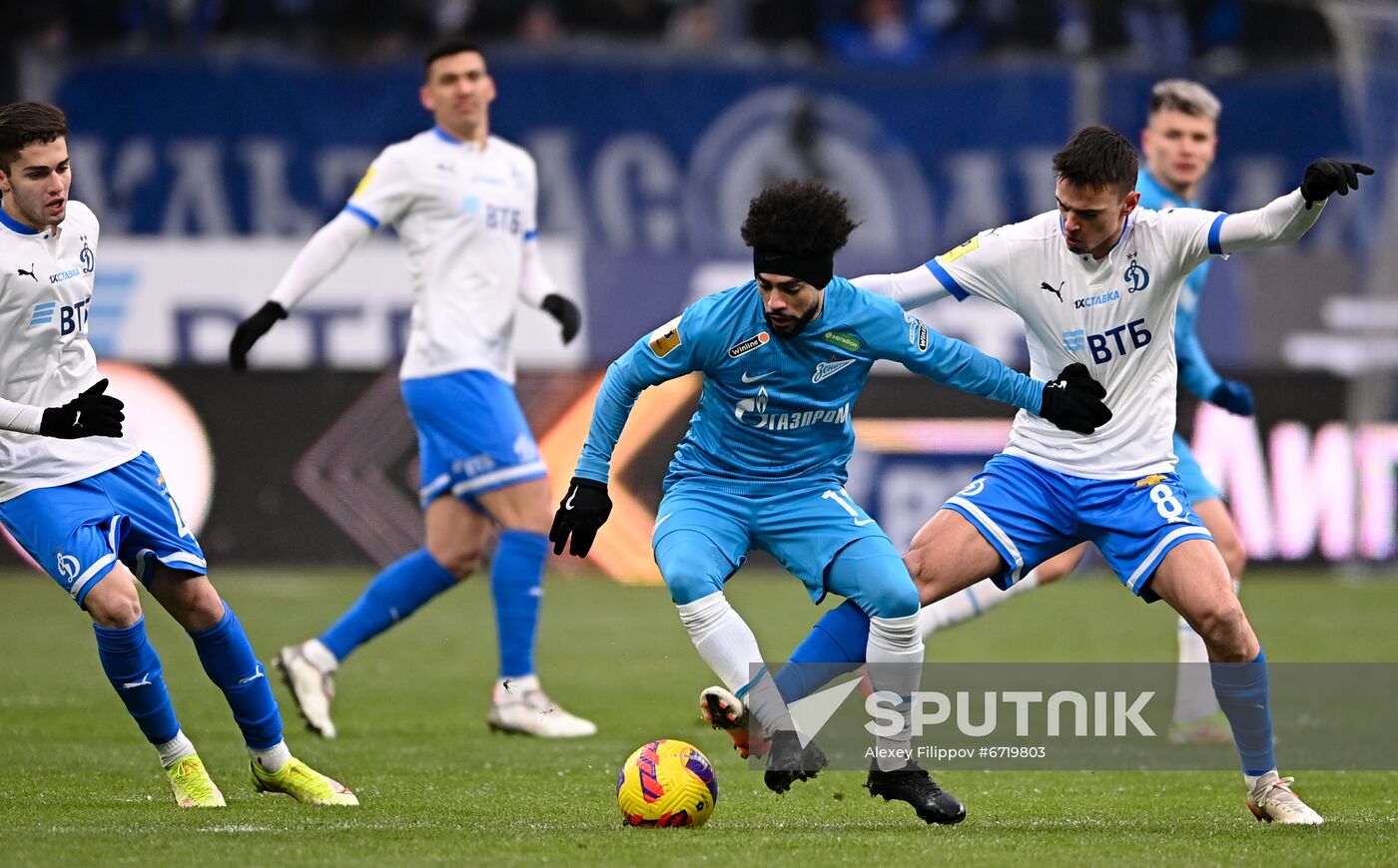 Russia Soccer Premier-League Dynamo - Zenit