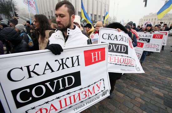 Ukraine Coronavirus Restrictions Protest