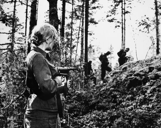 Still from film The Dawns Are Quiet Here