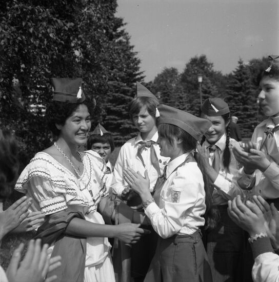 Students from Nicaragua in Moscow