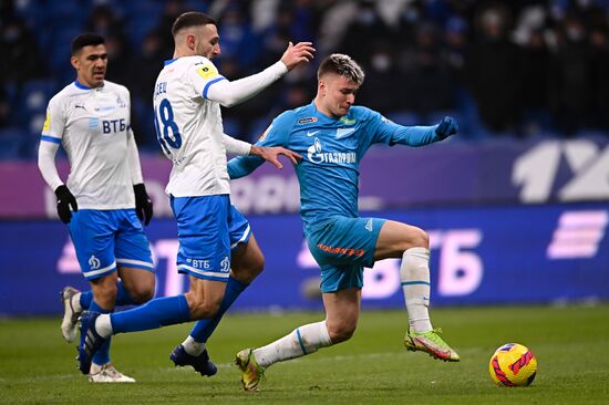 Russia Soccer Premier-League Dynamo - Zenit