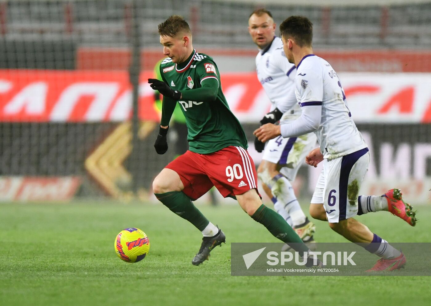 Russia Soccer Premier-League Lokomotiv - Ufa