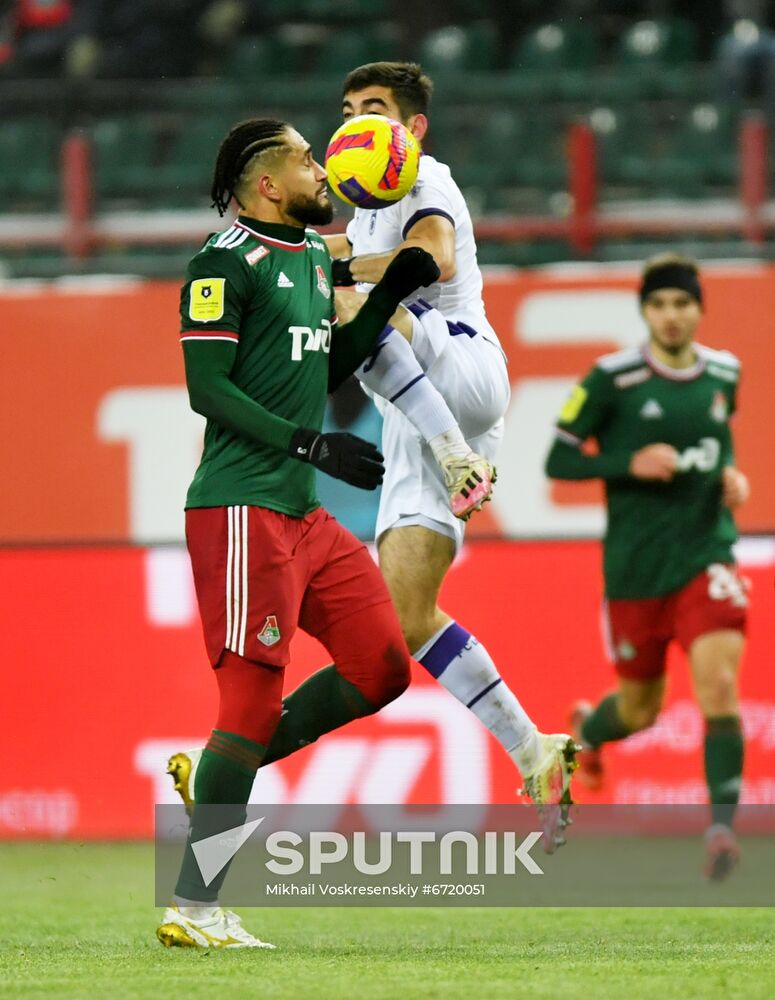 Russia Soccer Premier-League Lokomotiv - Ufa